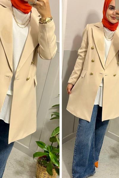 BLAZER CEKET Camel