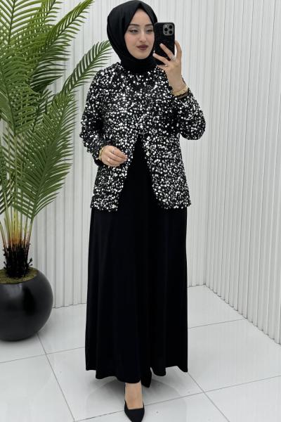 Glow İkili Abiye Takım Gümüş