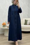 Göksu Ferace Elbise Lacivert