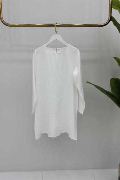 İçlik Uzun Kol Beyaz