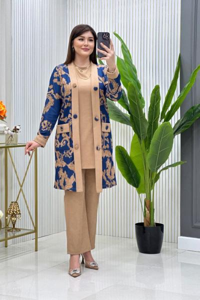 Açelya 3’lü Takım İndigo