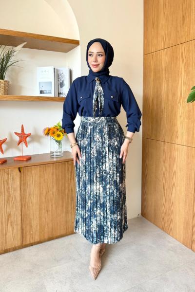 Ayça Etekli Takım Lacivert