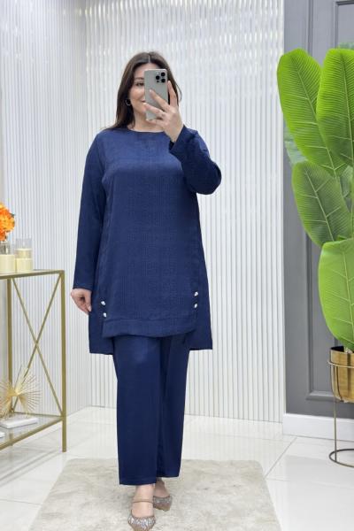 Billur Takım Lacivert