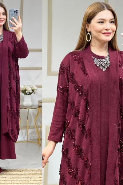 Daye Elbise Hırka Takım