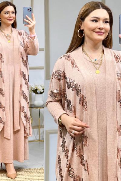 Daye Elbise Hırka Takım