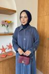 Ecrin Pantolonlu Takım Lacivert