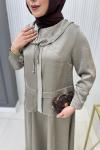 Elçin Etekli Takım  Taş Rengi