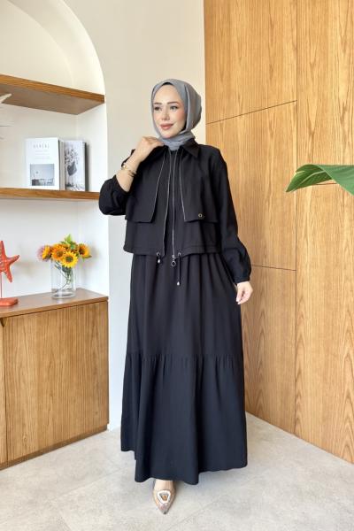 Ella Elbise Siyah