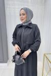 Fahriye Ceketli Elbise Siyah