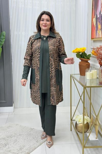 Firuze 3lü Takım Haki