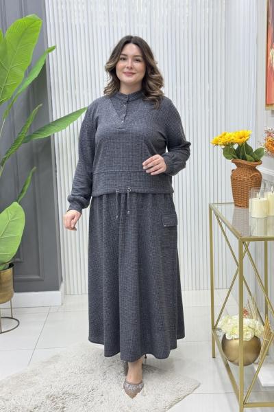 Gamze Etekli Takım Antrasit