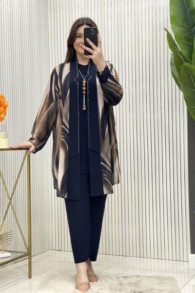 Gökşin Üçlü Takım Lacivert