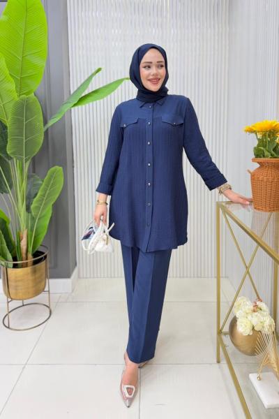 Gülşah Tunik Takım  Lacivert