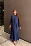 Gülsüm Elbise Lacivert