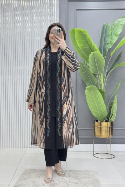 Hiranur Üçlü Takım Siyah