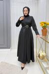 İpek Elbise  Siyah