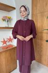 Irmak Tunik Takım  Bordo
