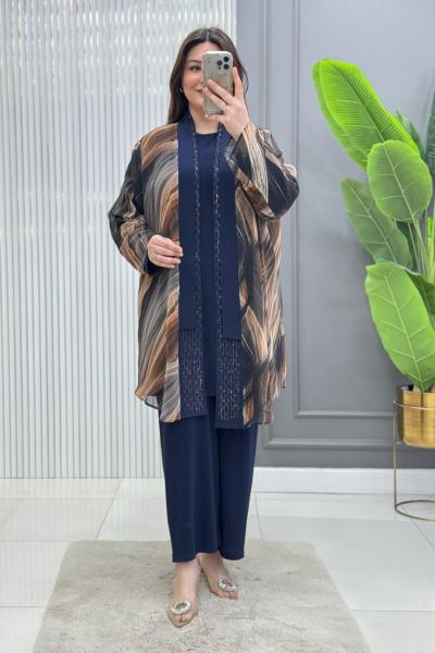 Işık 3lü Takım Lacivert