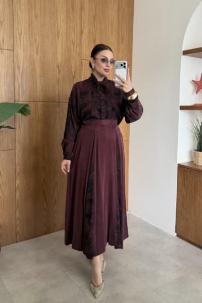 Jale Etekli Takım Bordo