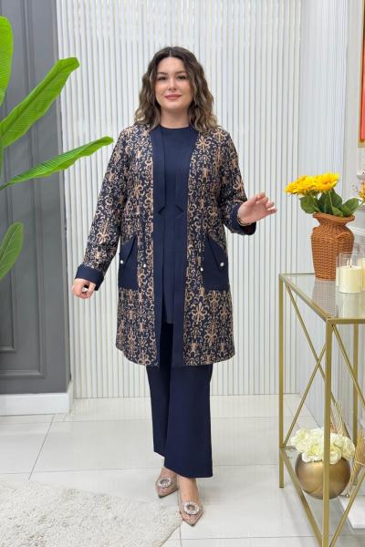 Kardelen 3lü Takım Lacivert