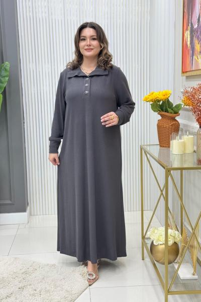 Lale elbise  Antrasit