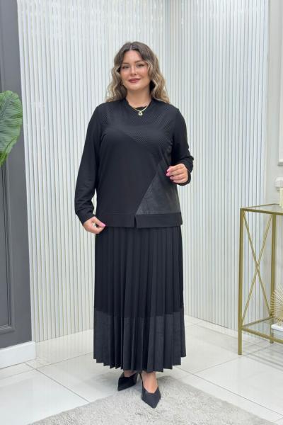 Maya Etekli Takım  Siyah