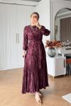 Melike Elbise  Bordo