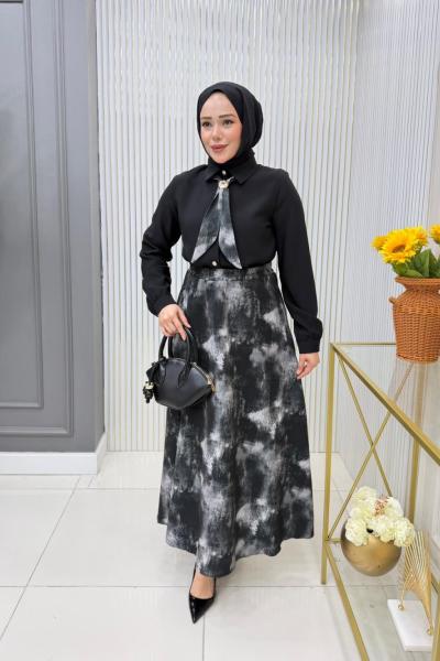 Meryem  Etekli Takım  Siyah