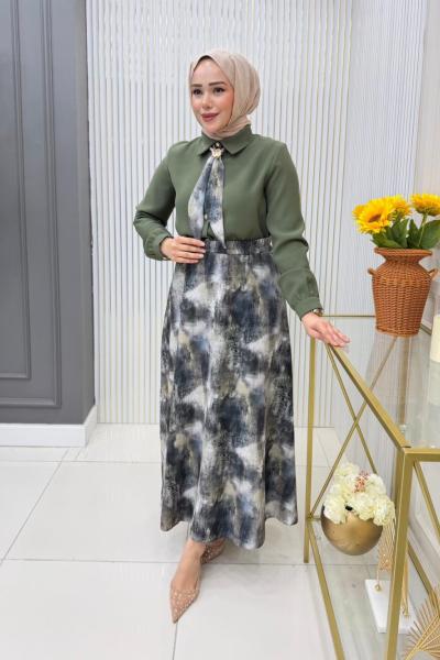 Meryem  Etekli Takım  Haki