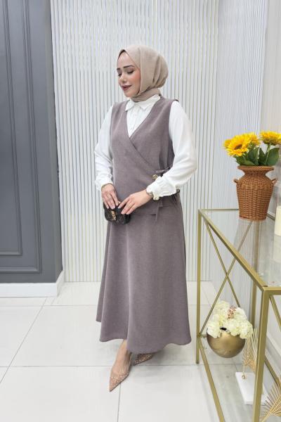 Müjde  Etekli Takım  Vizon