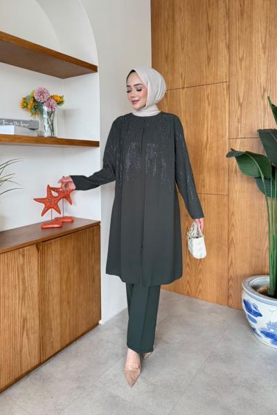 Narin Tunik Takım Haki