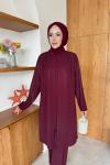 Narin Tunik Takım Bordo