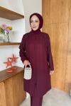 Narin Tunik Takım Bordo