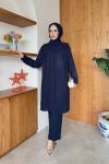 Narin Tunik Takım Lacivert