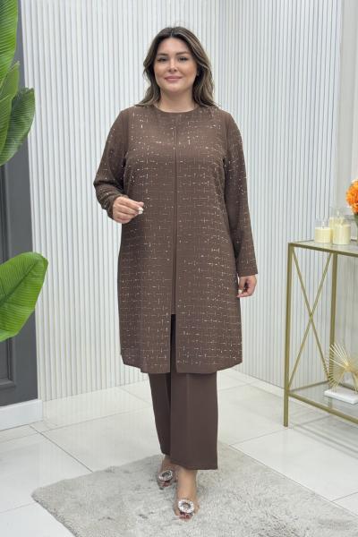 Nigar Takım Koyu Vizon