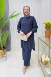 Nihan Tunik Takım Lacivert