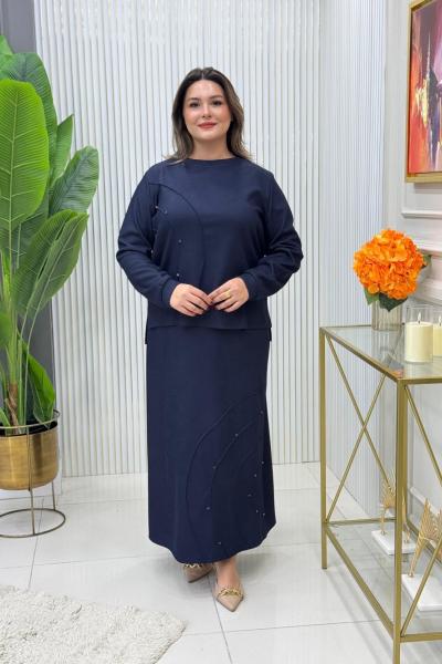 Nisa Etekli Takım  Lacivert