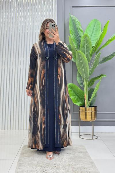 Oya Elbise  Lacivert