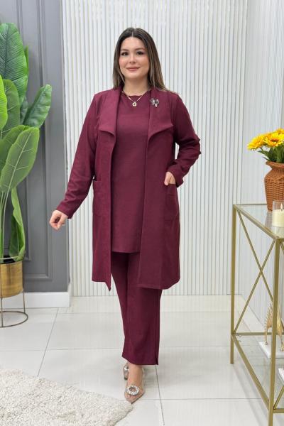 Özlem Üçlü Takım  Bordo