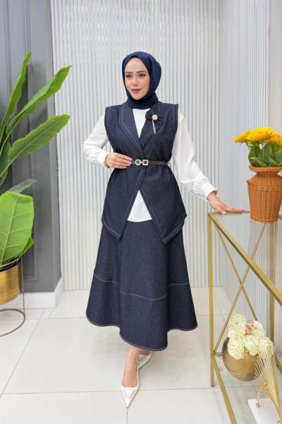 Pelin Etekli Takım Lacivert