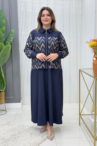 Rabia etekli takım  Lacivert