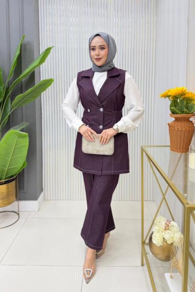 Samira Üçlü Takım Lila