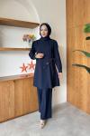 Selcan Tunik Takım  Lacivert