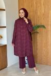 Sena Tunik Takım Bordo