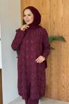 Sena Tunik Takım Bordo