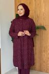 Sena Tunik Takım Bordo