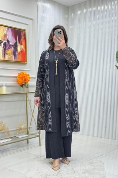 Senem Üçlü Takım  Siyah