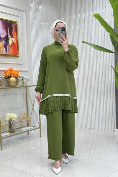 Serap Takım Fıstık Yeşili