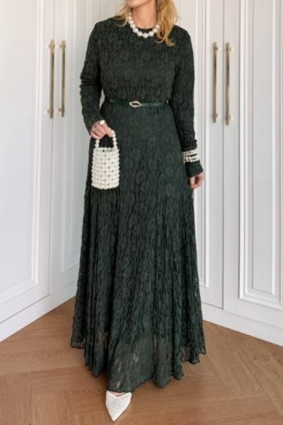 Şeyda Elbise Zümrüt