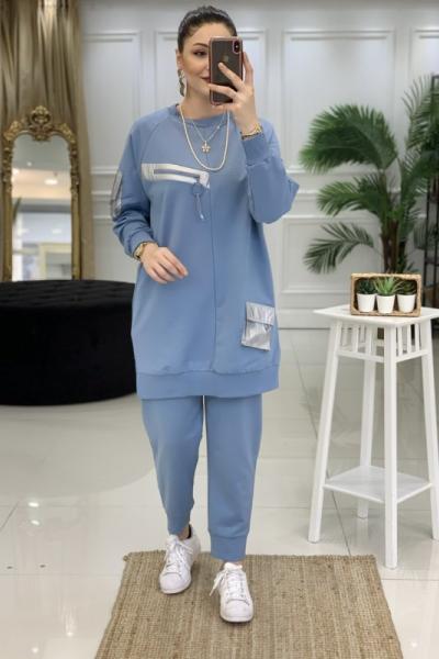 Sofia Spor Takım Bebe Mavisi